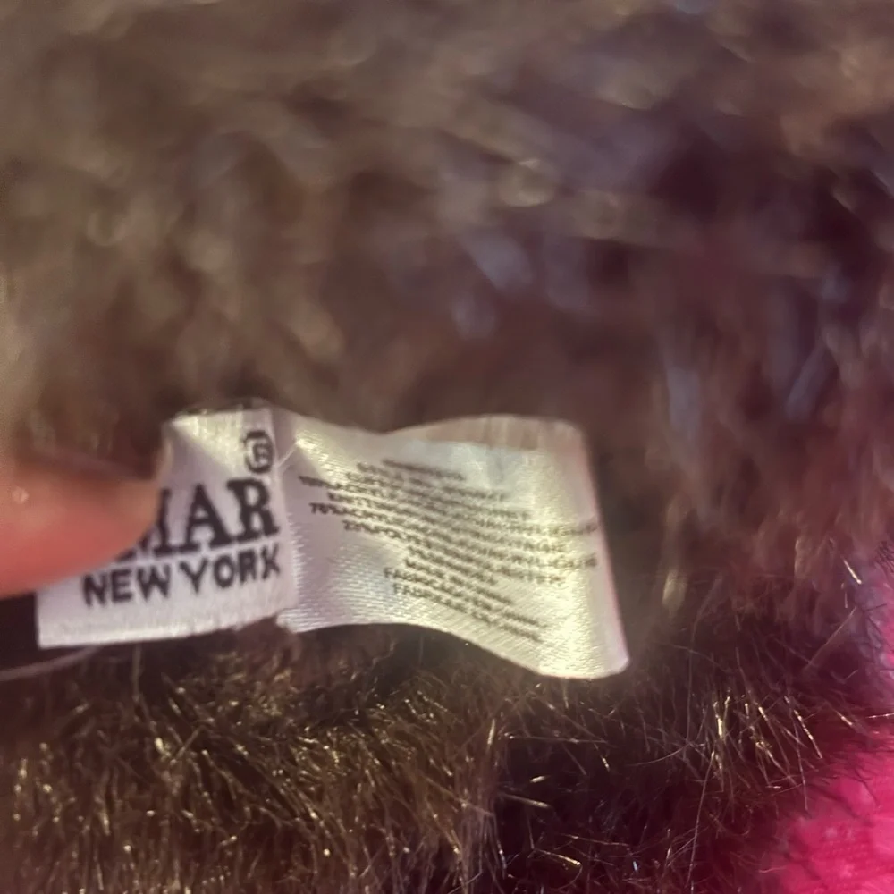 ❤️2/$15 or 3/$21❤️NWT Betmar New York Brown Knit Gloves w/Faux Fur Trim